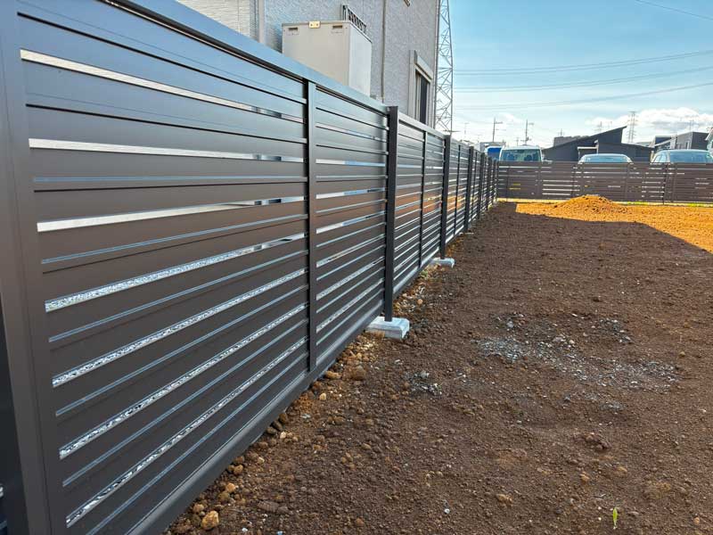 目隠しフェンス太田市外構施工例