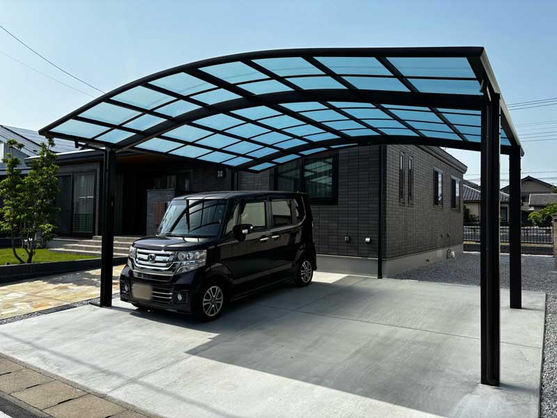 カーポート群馬かっこいい施工例