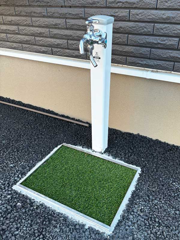 太田市外構工事立水栓