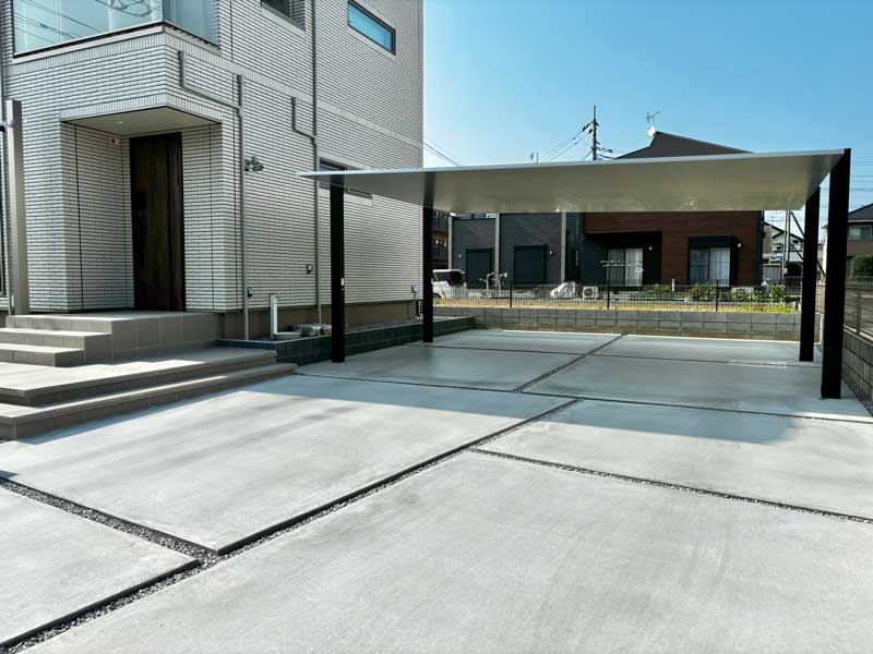 カーポートSC土間コンクリート外構工事羽生市