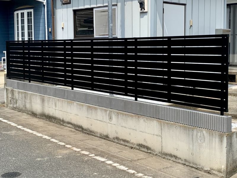 太田市外構フェンスブロック