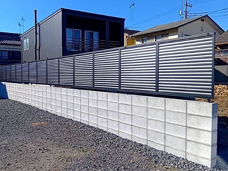 群馬県太田市目隠しフェンス