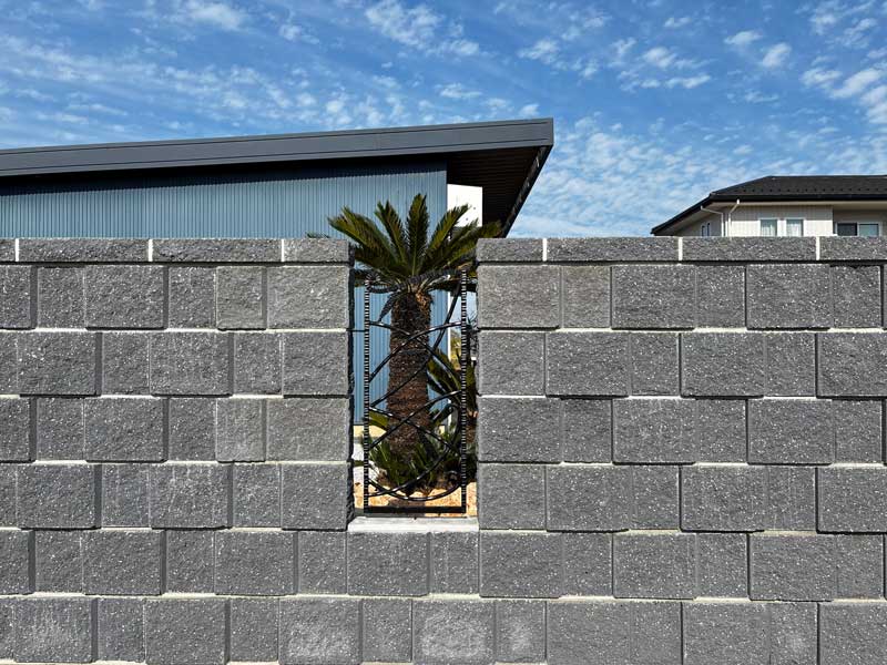 外構ブロックフェンス群馬施工例