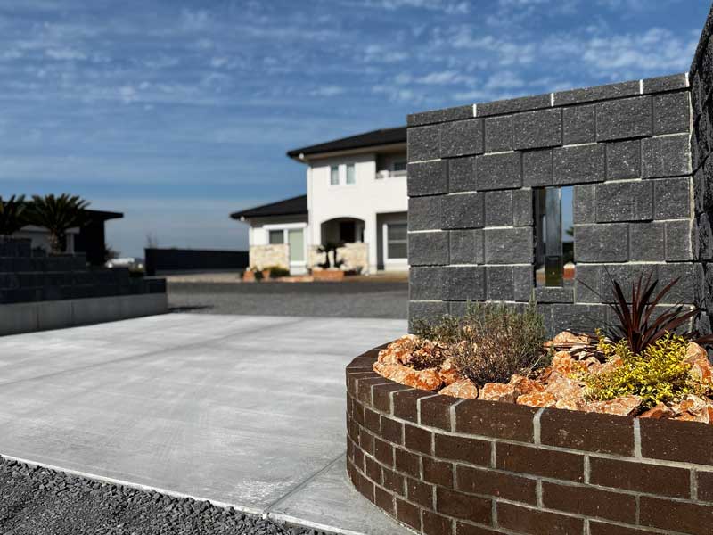 ブロック花壇群馬外構