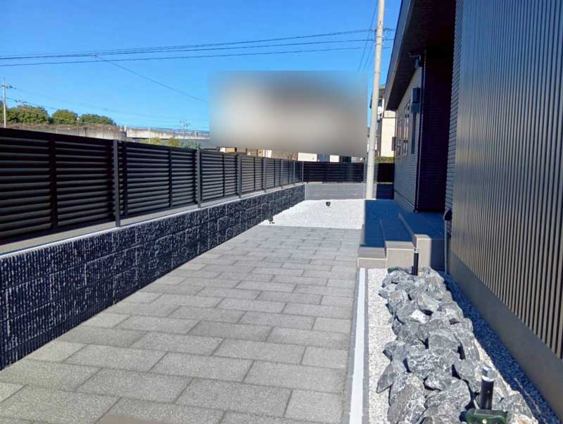 外構アプローチ群馬施工例