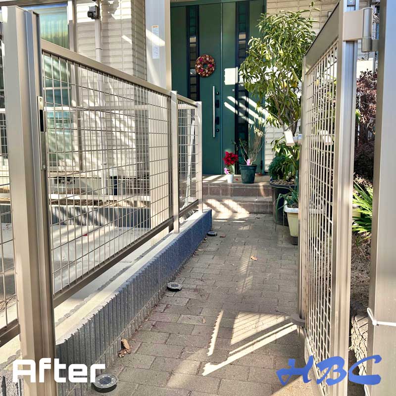 外構リフォーム太田市アフターフェンス