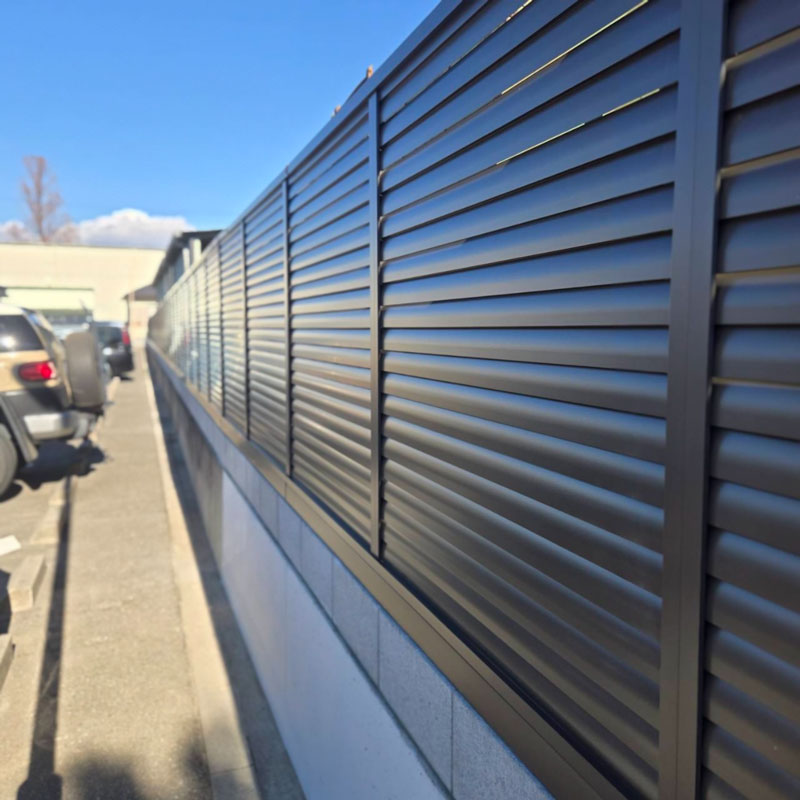 目隠しフェンス太田市外構工事施工例