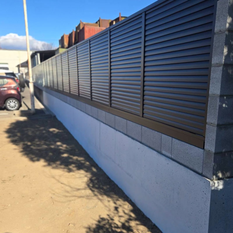 太田市フェンス外構工事