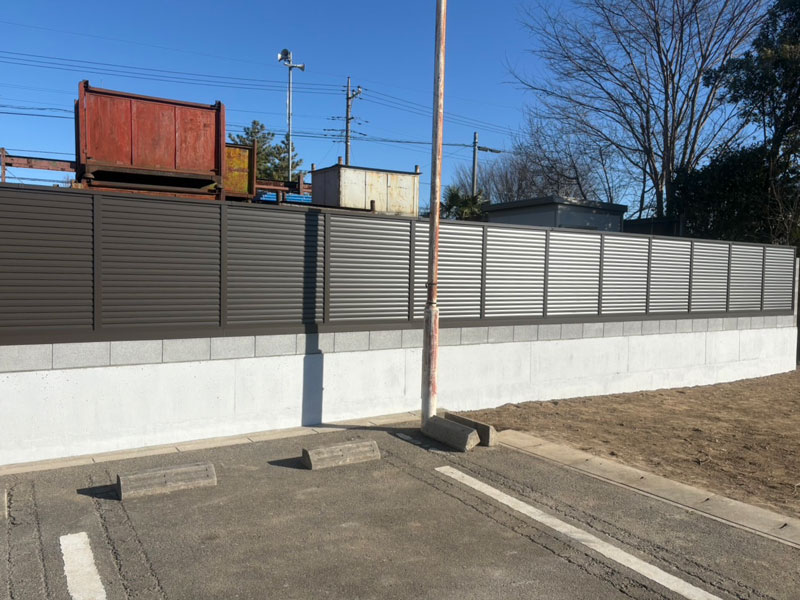 目隠しフェンス施工例太田市