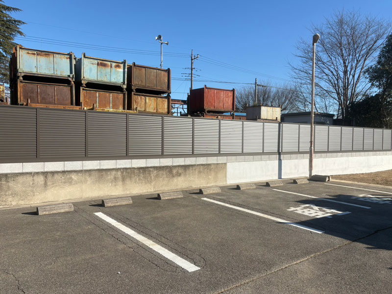 太田市目隠しフェンス外構工事