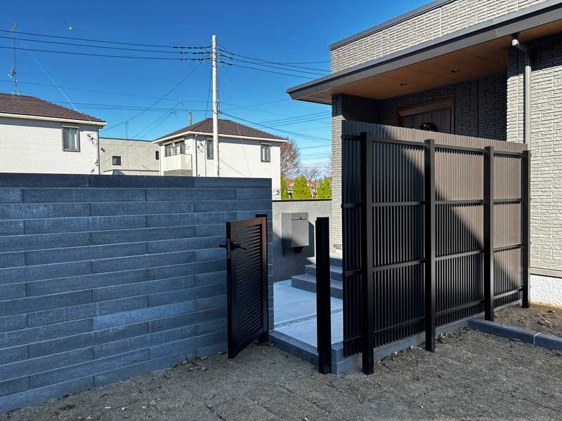 足利市外構工事施工例