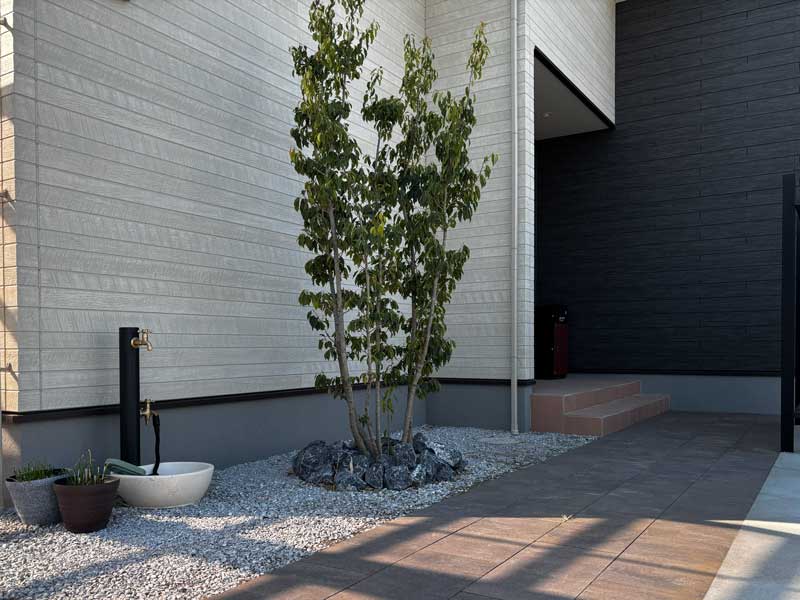 太田市アプローチ外構工事