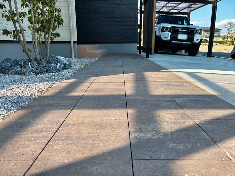 群馬外構アプローチ太田市施工例