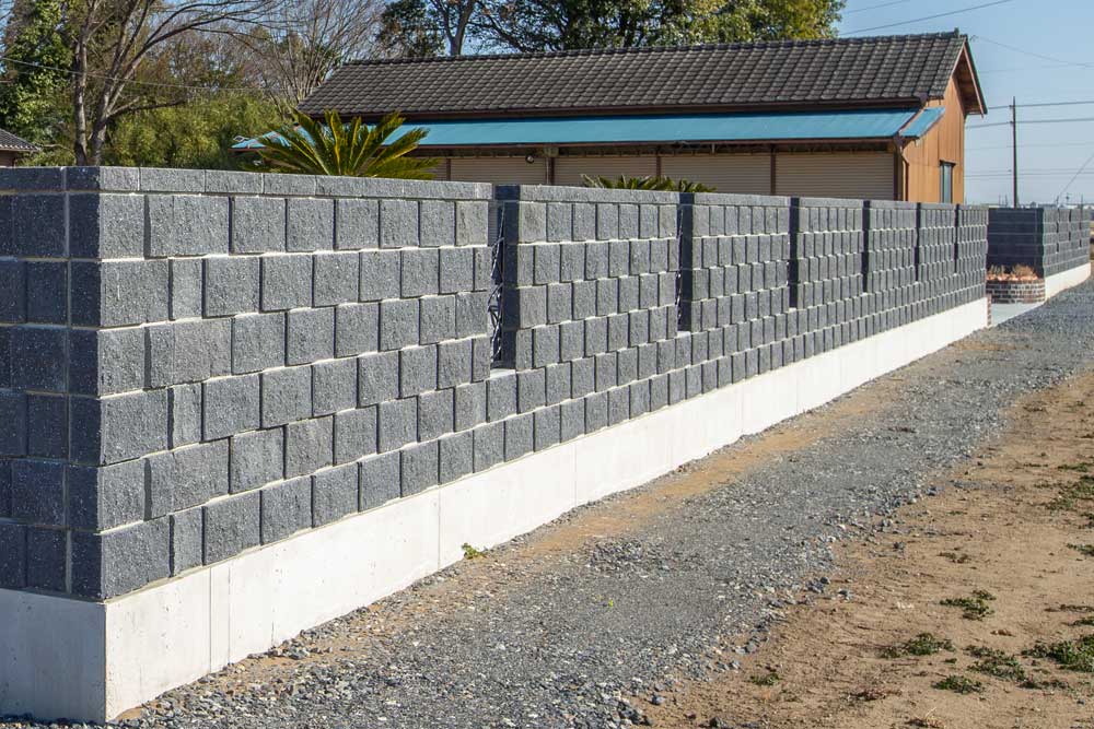 群馬平野ブロック外構施工例