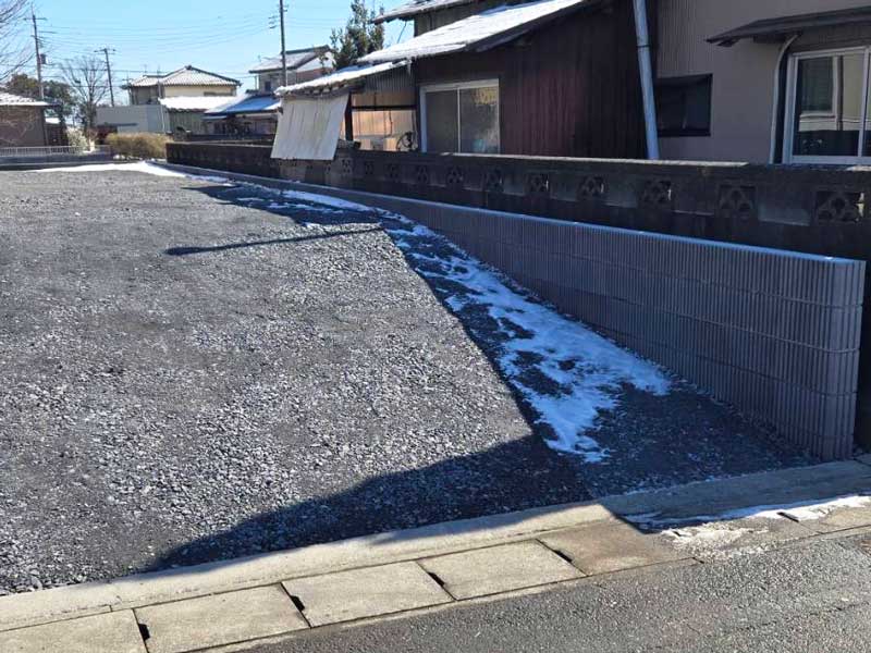 太田市外構周りブロック工事