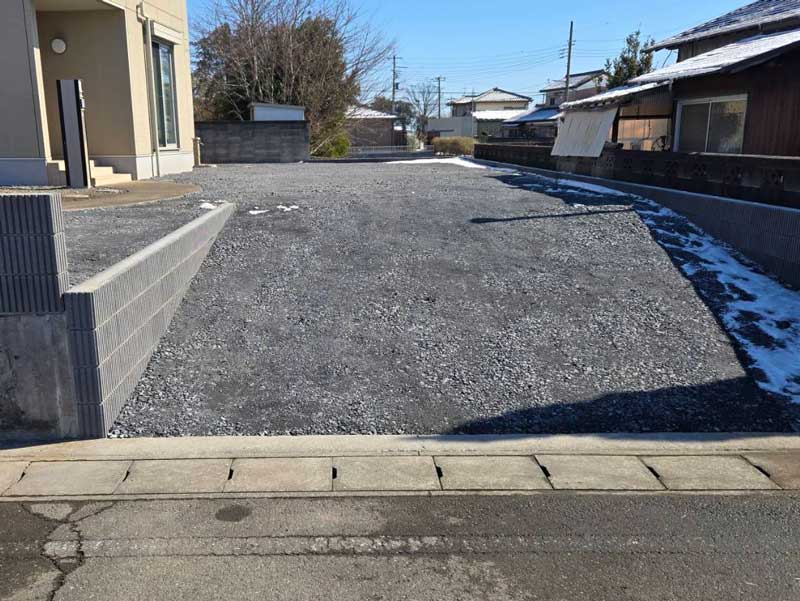 太田市外構砕石敷き工事