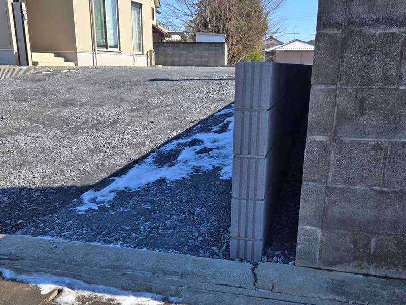 外構ブロック工事太田市