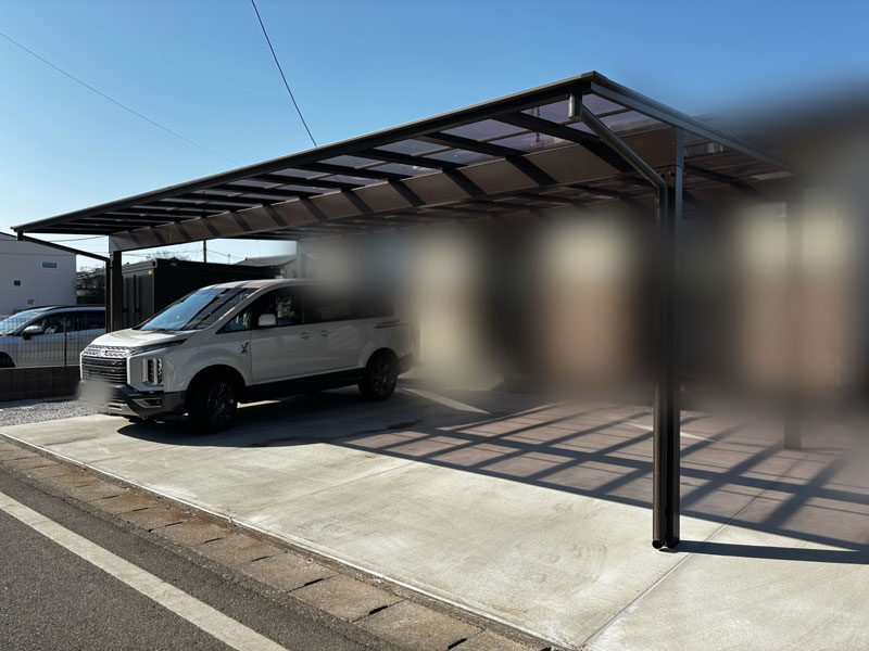 カーポート太田市外構施工例