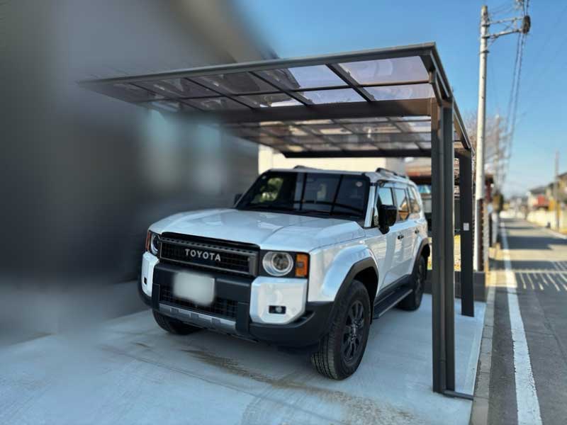 カーポート太田市外構施工例