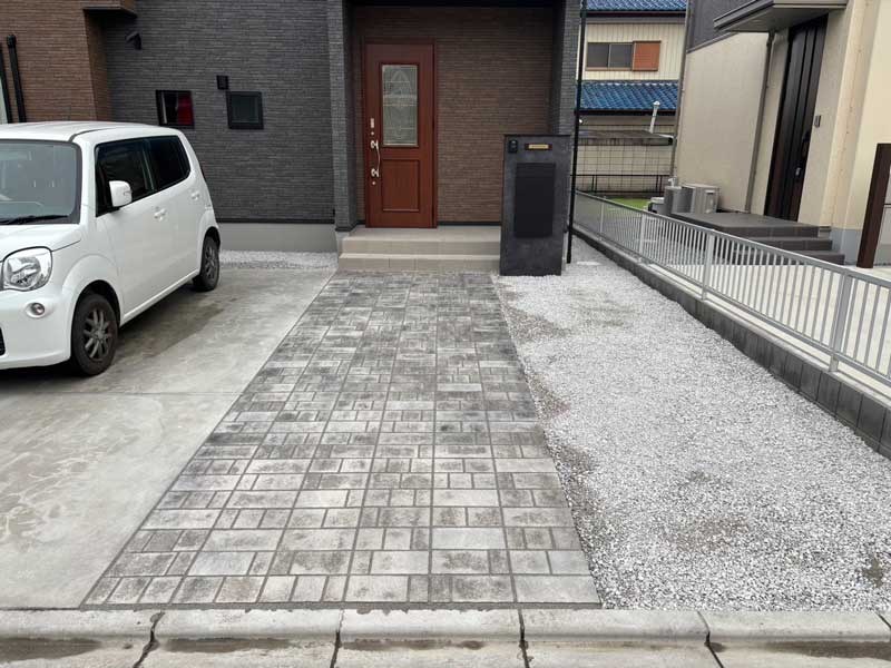 太田市外構アプローチ