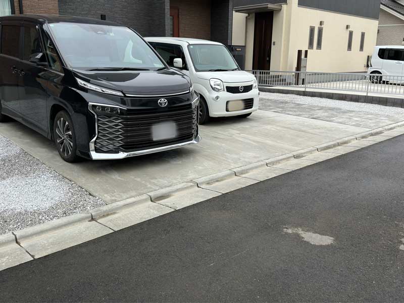 外構太田市施工例駐車場