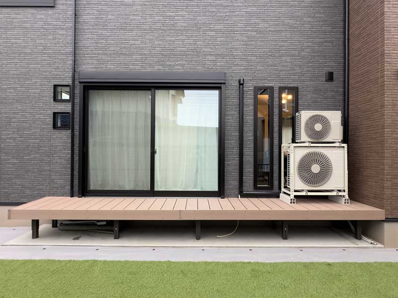 群馬太田市外構ウッドデッキおしゃれ