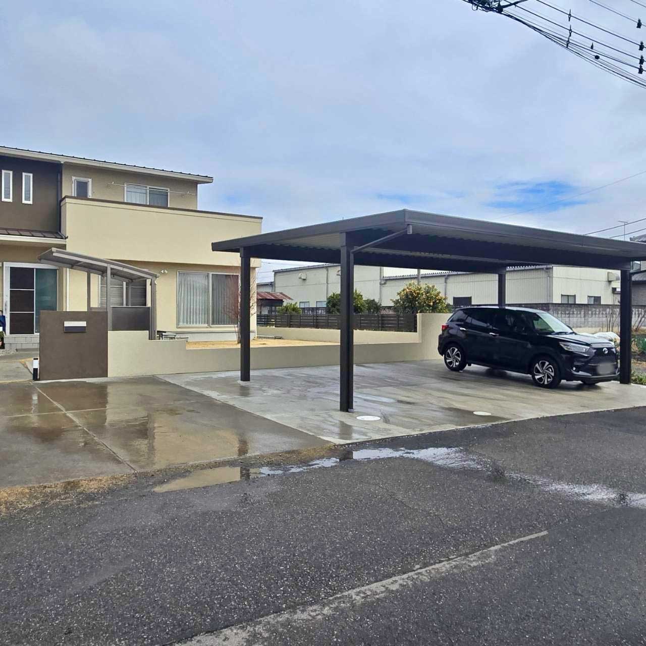 外構カーポート太田市LIXILsw