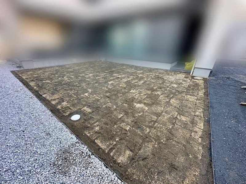 太田市芝張り施工例