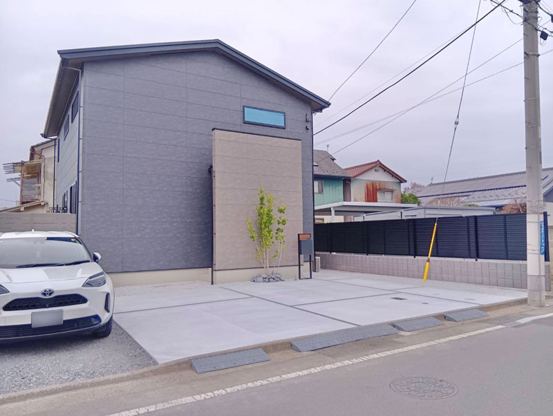群馬前橋市外構工事施工例