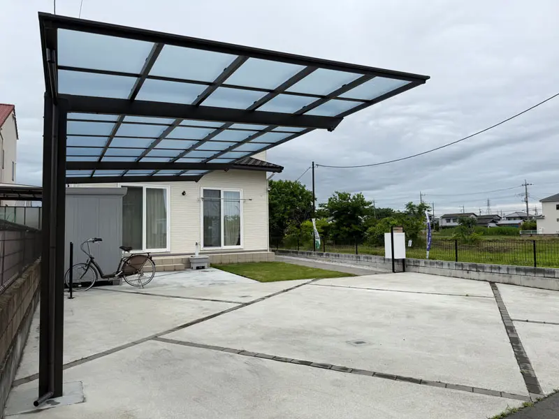 群馬太田市カーポートフーゴ施工例