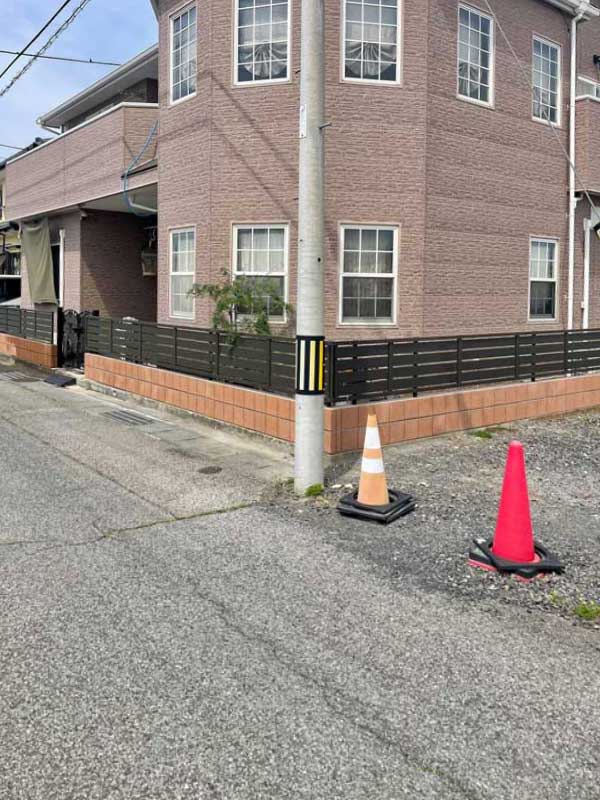 太田市外構フェンスブロック工事