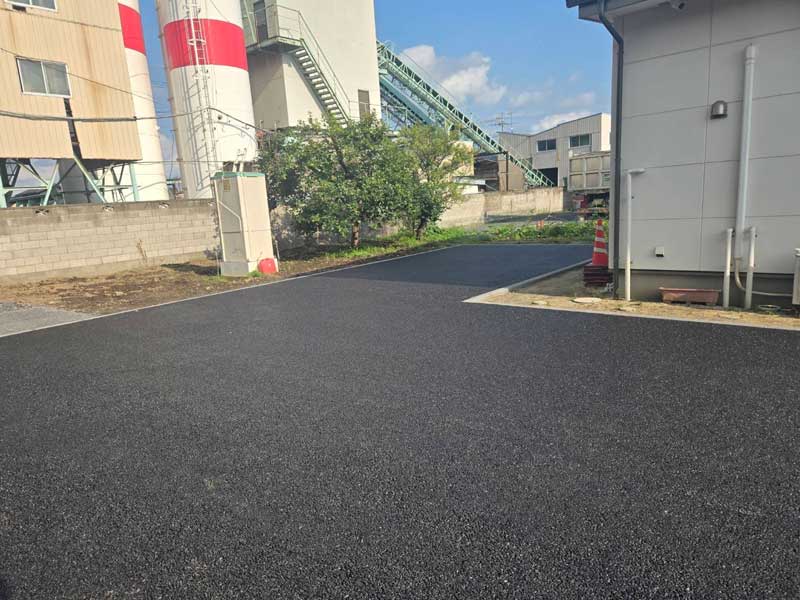 太田市外構アスファルト舗装工事