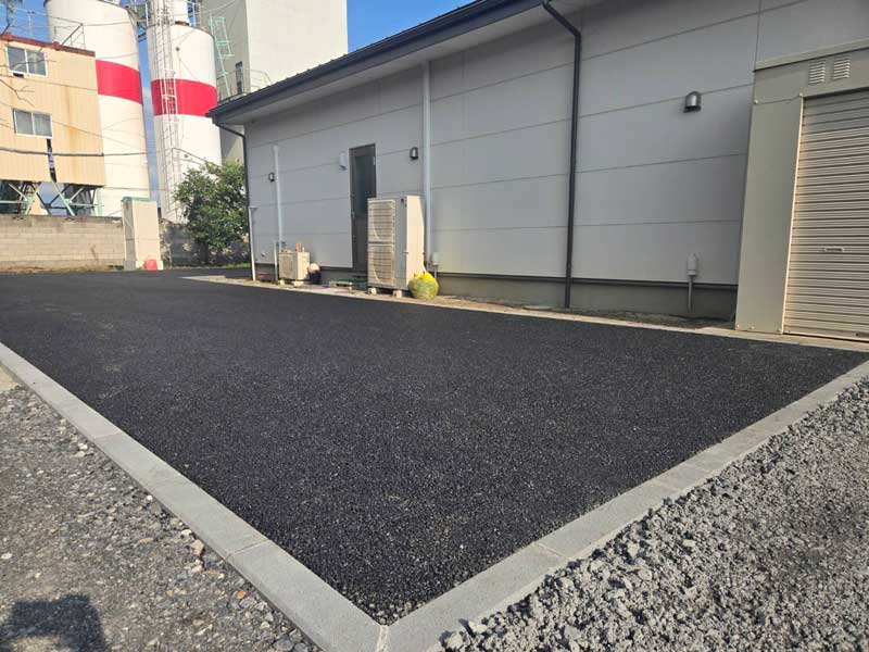 太田市外構アスファルト舗装工事