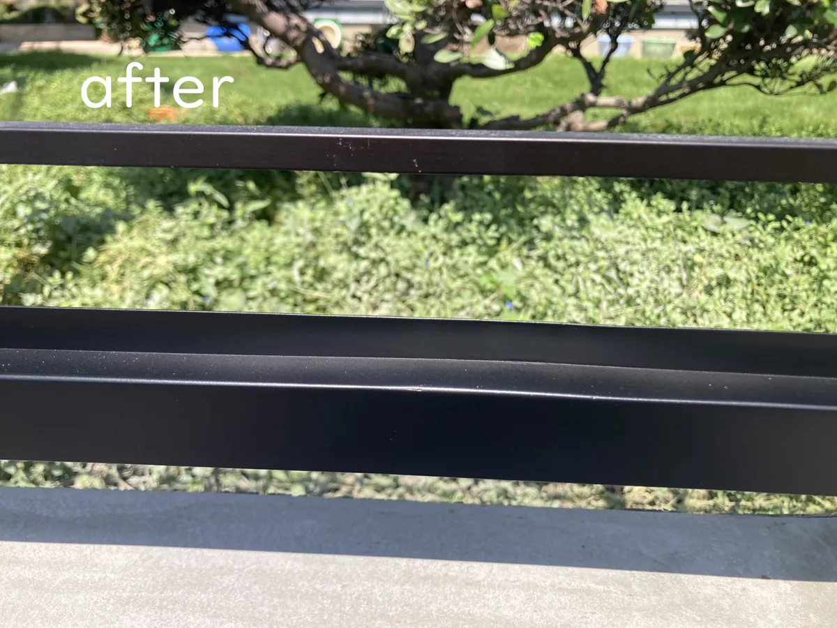 太田市外構フェンスキズの修繕アフター