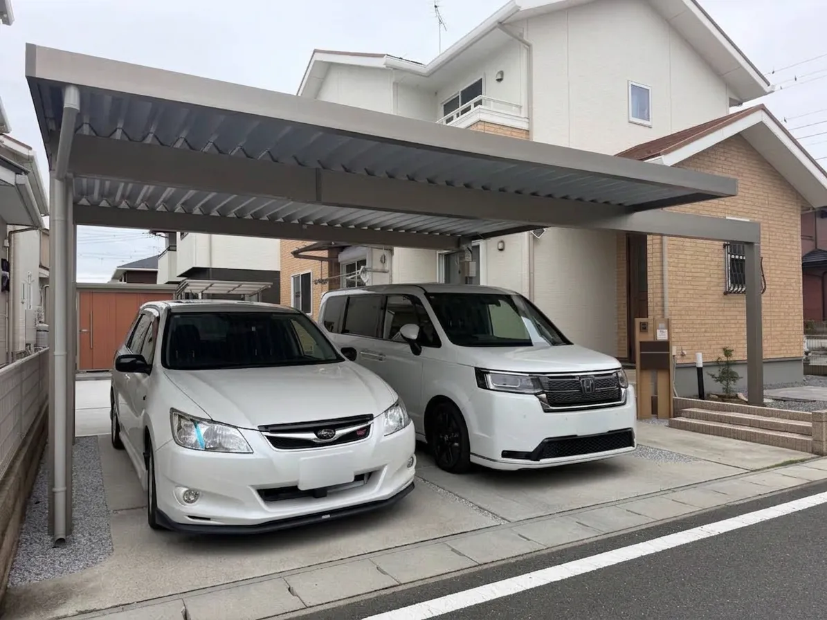 太田市カーポートG1-R施工例
