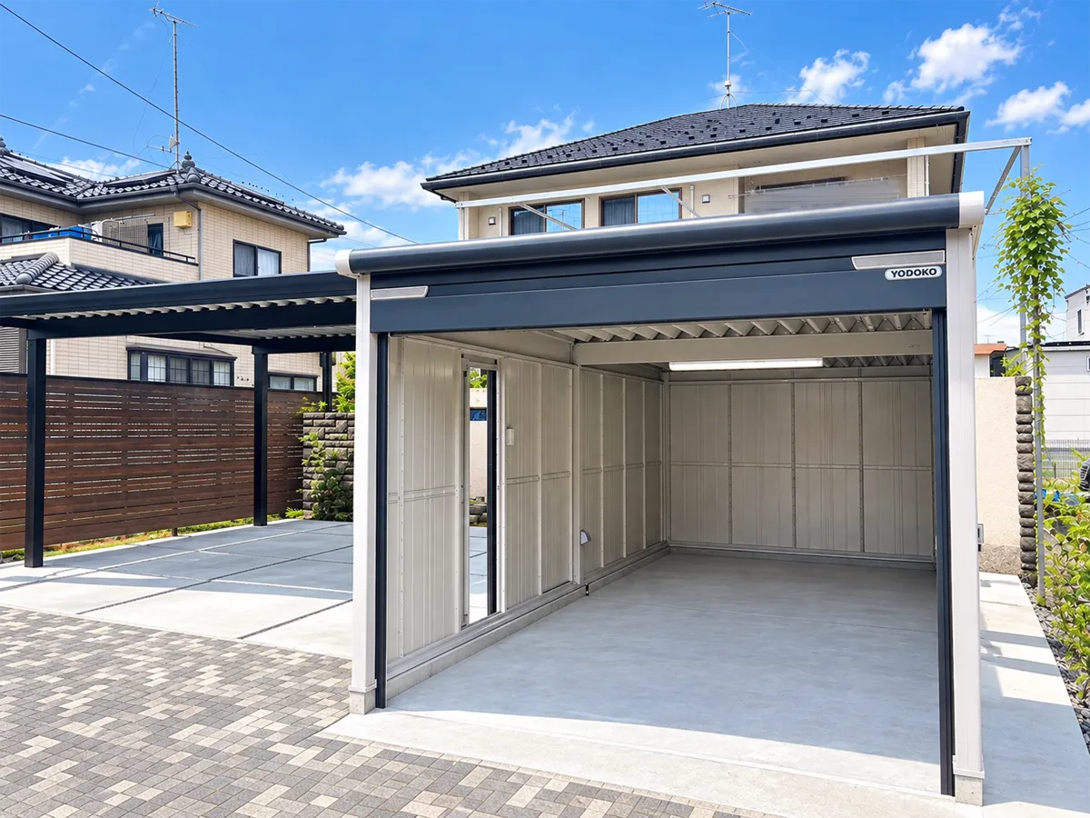 宇都宮市ガレージ外構リフォーム工事