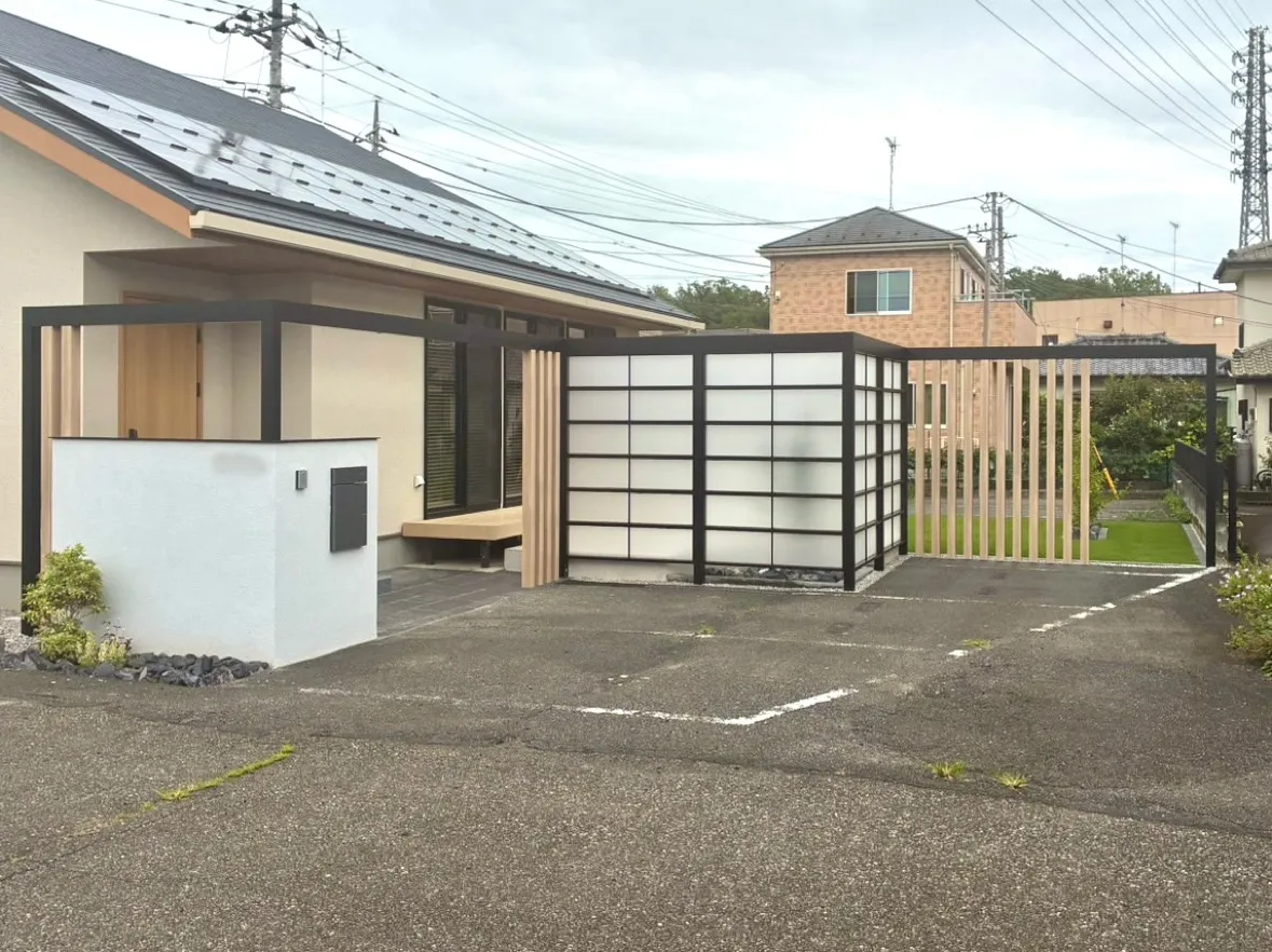 太田市外構LIXILプラスGシリーズ施工例